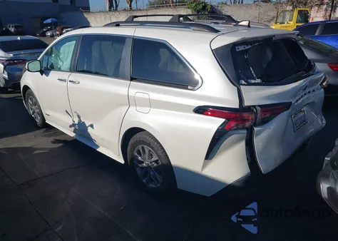 2021 Toyota Sienna Xle from USA, damaged, VIN 5TDYRKEC0MS027340